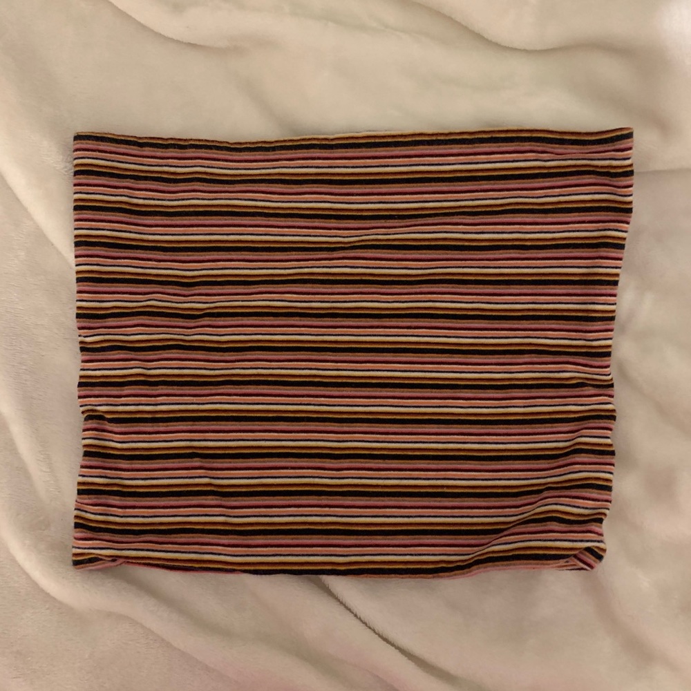 Striped Brandy Melville tube top